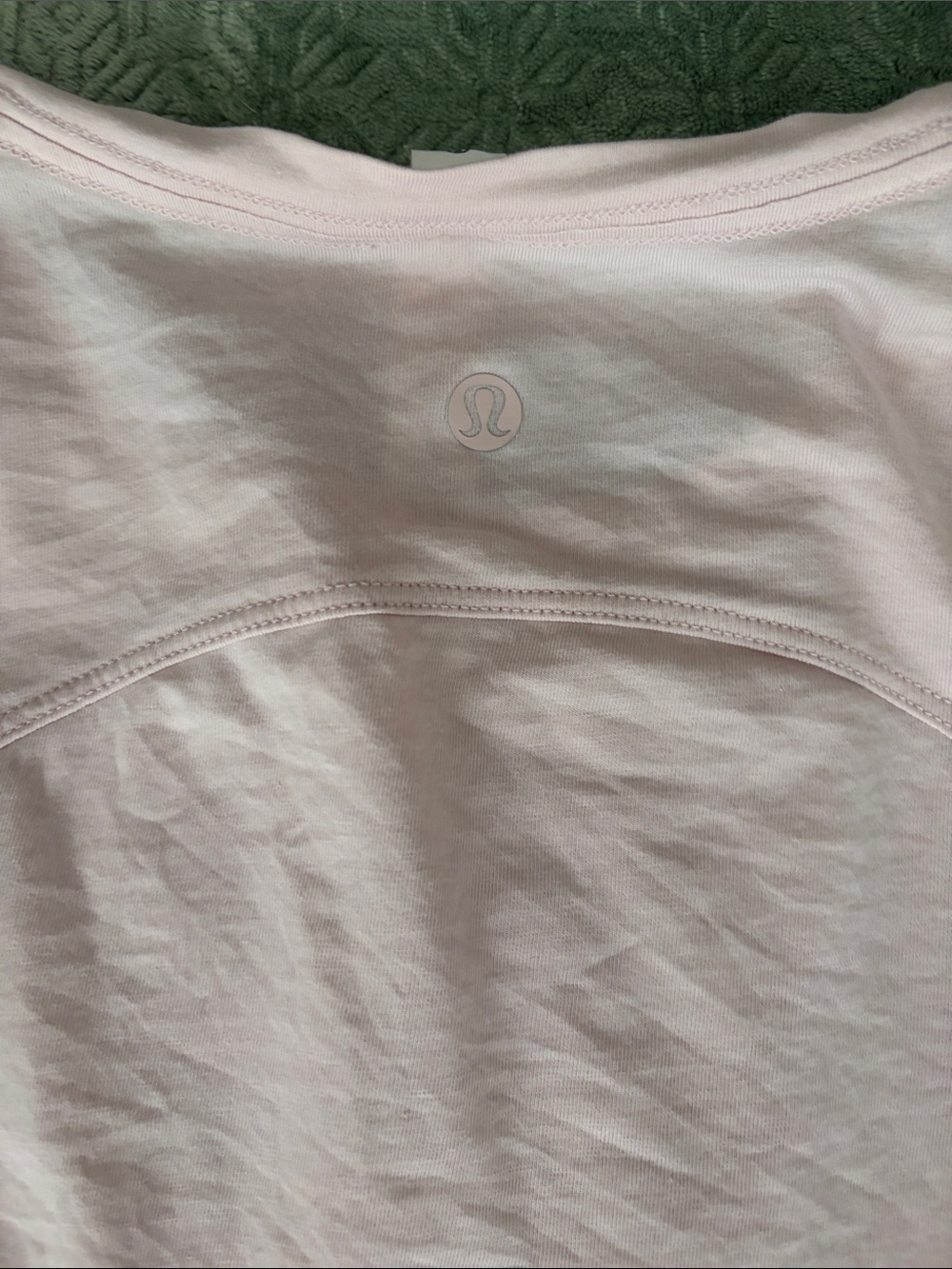 Lululemon Light Pink Long Sleeve Wrap Top - Casual Layer - Picture 4 of 4